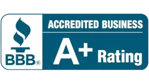 A+ Rating on the Better Business Bureau (BBB).