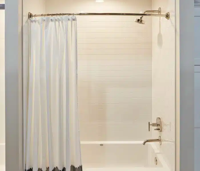 Bathtub to shower conversion by Columbus Bath Design in Lewis Center, Ohio.