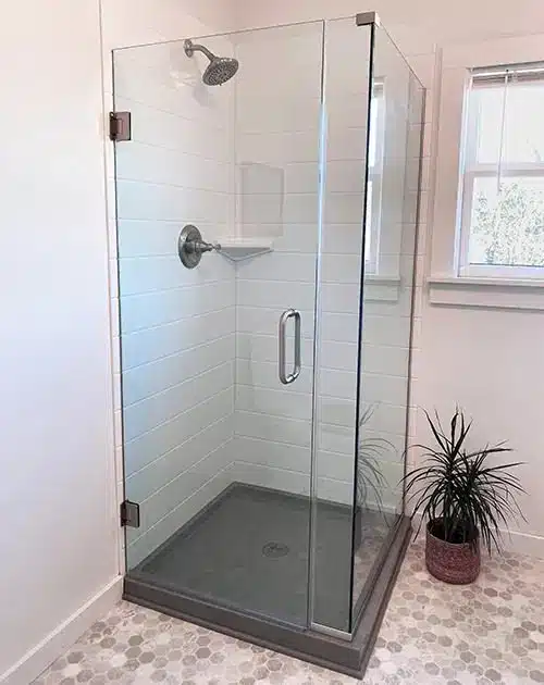 The Onyx Collection materials used in a bathroom remodel.